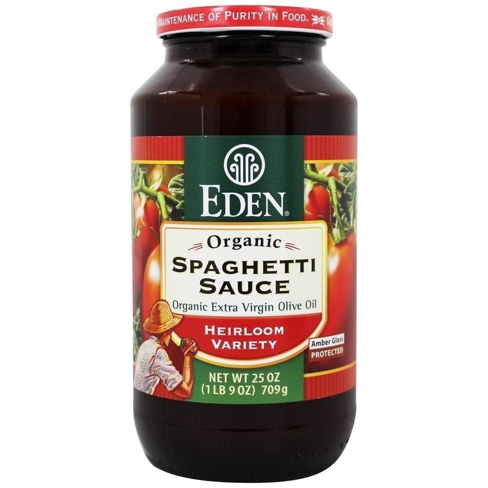 Eden Foods Organic Spaghetti Sauce Heirloom Variety -- 25 oz Pack of 3