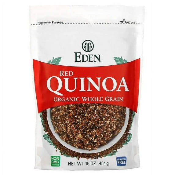 Eden Foods, Organic Whole Grain, Red Quinoa, 16 oz Pack of 2
