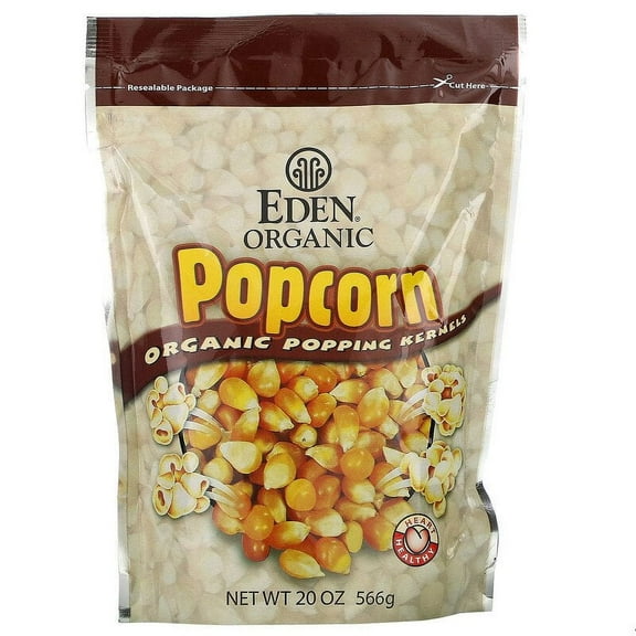 Eden Foods Popcorn Organic Popping Kernels 20 oz Pack of 3