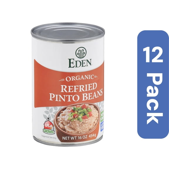 Eden Foods Refried Pinto Beans Organic 16 oz (Pack Of 12)