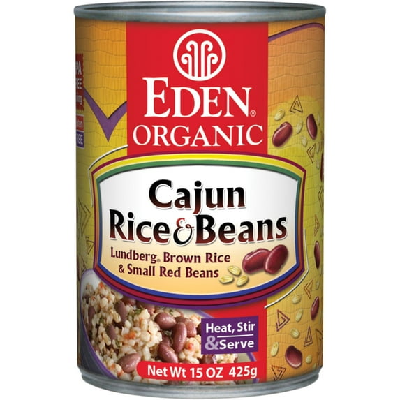 Eden Foods Rice & Bean Cajun Small Red 15 oz (Pack Of 12)
