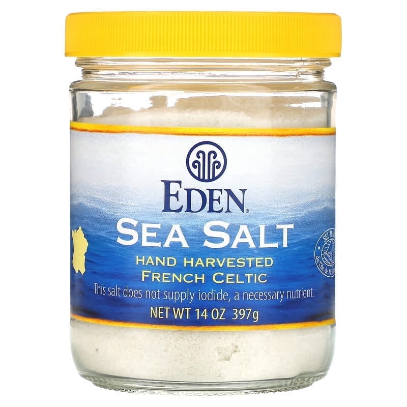 Eden Foods, Sea Salt, 14 oz Pack of 2