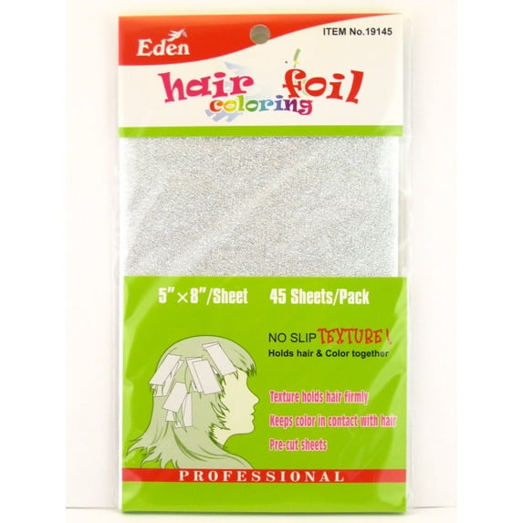 EDEN Hair Coloring Foil Sheets - Color Protection, 45 Sheets, 5" x 8"