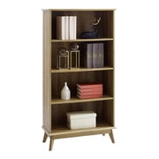 Eden Home 5-Tier Engineered Wood Bookcase in Golden Oak