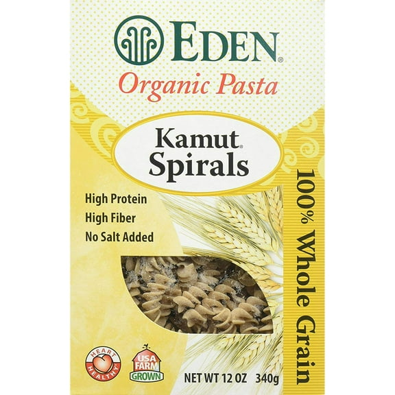 Eden Kamut Spirals, Organic, 100% Whole Grain, 12-Ounce (Pack of 6)