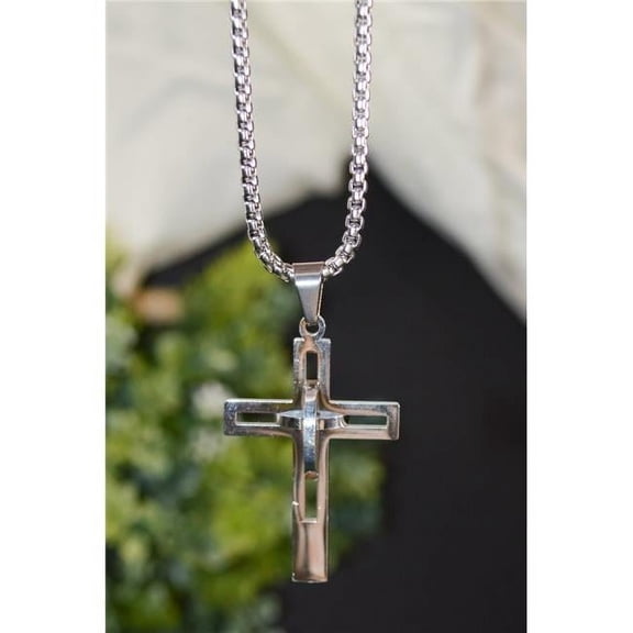 Eden Merry by James Lawrence 221917 Cross Necklace - Silver
