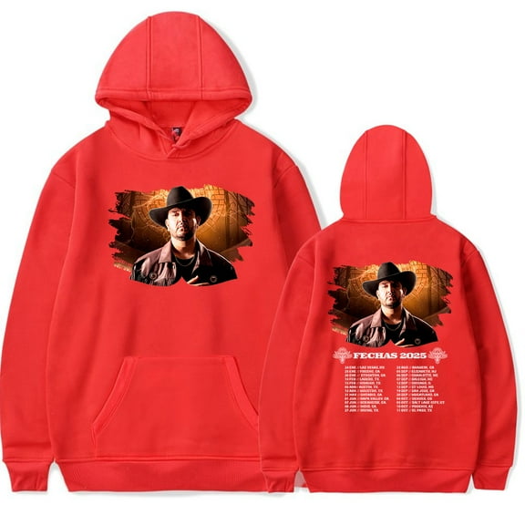 Eden Munoz Fechas Tour 2025 Hoodie Merch For Men/Women Unisex Winter Long Sleeve Sweatshirt Streetwear