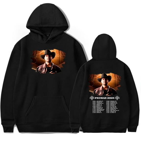Eden Munoz Fechas Tour 2025 Hoodie Merch For Men/Women Unisex Winter Long Sleeve Sweatshirt Streetwear