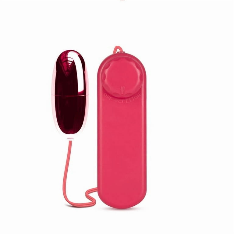 Eden Red Remote Bullet Vibrator with Adjustable Speeds and Waterproof Egg,  ABS Material, 2.25 Inch