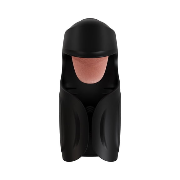 Eden Rechargeable Male Stimulation With Tongue Device, Black