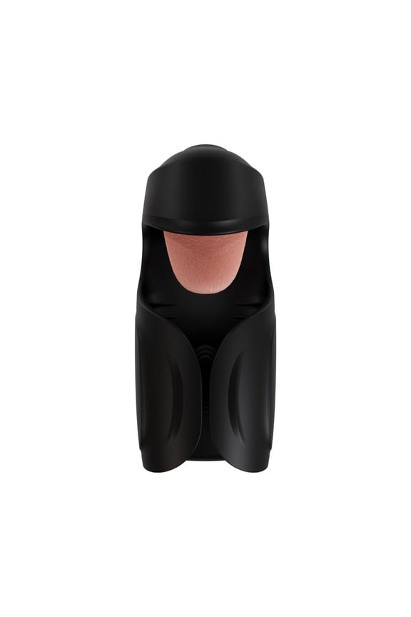 Rechargeable Male Stimulation With Tongue Device, Black