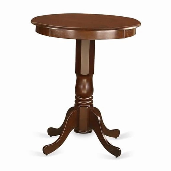 Eden Round Counter Height Table Finished in Mahogany