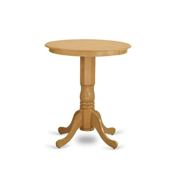 Eden Round Counter Height Table Finished in Oak
