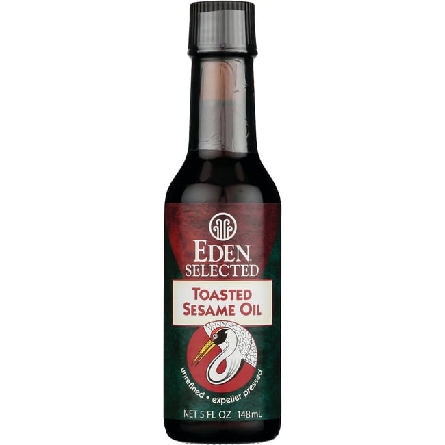 Eden Selected Expeller Pressed Unrefined Toasted Sesame Oil, 5 Fl Oz