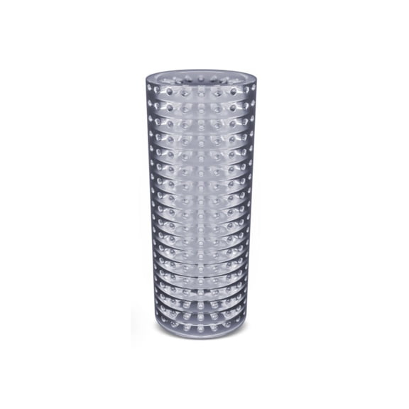 Eden Textured Sleeve Open Ended, Clear