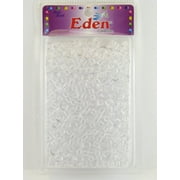 Eden Unisex Pony Hair Braiding or Crafting Plastic Beads - Approximately 700 Pcs. Clear