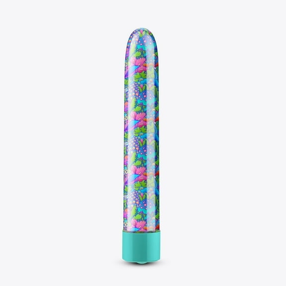 Eden Utopia Slimline G-Spot Vibrator with RumbleTech Vibrations, 10 Modes, Raised Button Control, Waterproof & Rechargeable, Multi-Colored, 1 Count