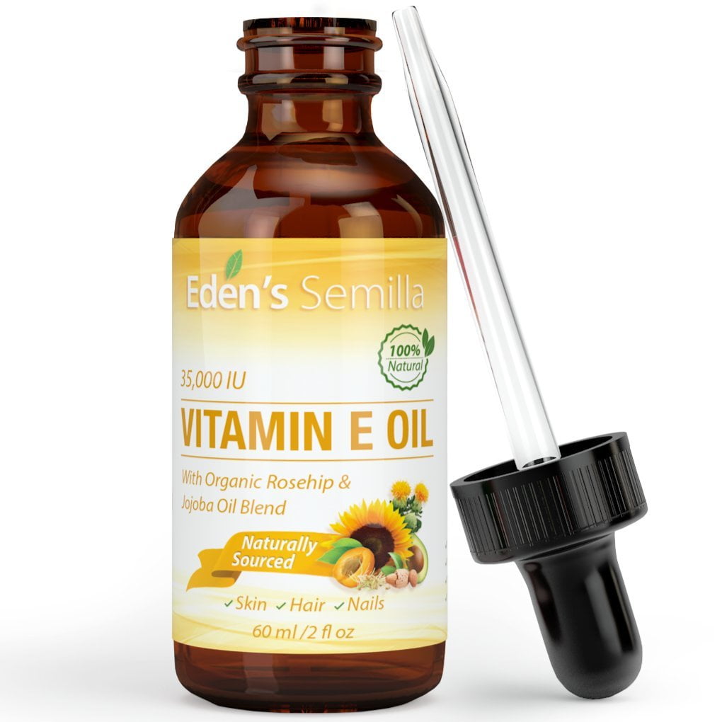Eden's Semilla 100 Plant Extract Vitamin E Oil 35,000 IU + Organic