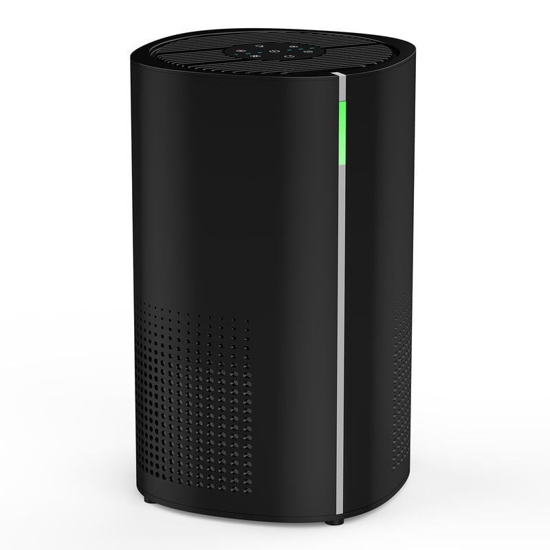 Edendirect 1655 Sq.ft. HEPA-True Console Air Purifier in Black,147 CFM,5 Speeds with Auto and Sleep Mode for Bedroom