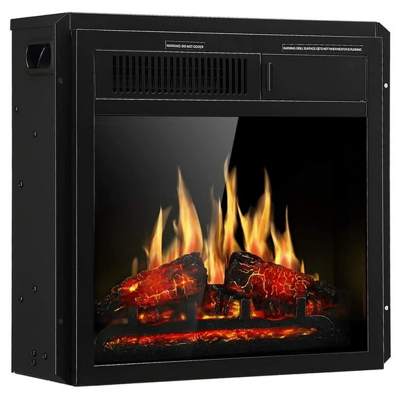 Edendirect 20 in. Ventless Electric Fireplace Insert with Remote Control,Colorful Flame Option,750W/1500W,Quiet,1PC