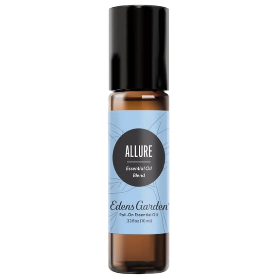 Edens Garden Allure Essential Oil Roll-On Blend- 100% Pure Premium Grade, Natural, Therapeutic, Aromatherapy, Kid & Skin Safe, The Best for Gifts, Relaxation, Tension Pre-Diluted 10 ml (.33 fl oz)