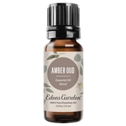Edens Garden Amber Oud Essential Oil Blend- 100% Pure Premium Grade, Undiluted, Natural, Therapeutic, Aromatherapy, The Best for Diffusing, Candle, Laundry, Humidifiers 10 ml .33 fl oz