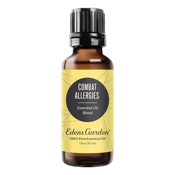 Edens Garden Combat Allergies Essential Oil Blend- 100% Pure Premium Grade, Undiluted, Natural, Therapeutic, Aromatherapy, The Best for Skin, Humidifiers, Face 30 ml (1 fl oz)