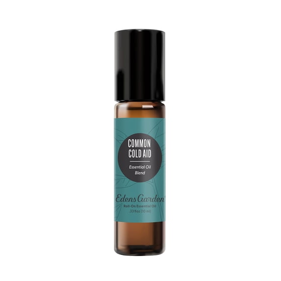 Edens Garden Common Cold Essential Oil Roll-On Blend – 100% Pure Essential Oil Formula, Naturally Crafted Aromatic Blend, Gentle and Pre-Diluted for Everyday Use, 10 ml (.33 fl oz)