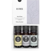Edens Garden De-Stress Essential Oil 3 Set   100% Pure Therapeutic Grade Aromatherapy Blends For Relaxation & Stress Relief Gift Set   No Fragrance Oil & Undiluted For Home Diffusers, 10 ml/ 3 Pack