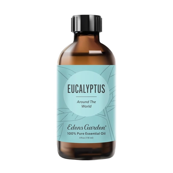 Edens Garden Eucalyptus Around The World Essential Oil- 100% Pure Premium Grade, Undiluted, Natural, Therapeutic, Aromatherapy, The Best for Diffuser, Candle, Laundry, Humidifiers 118 ml (4 fl oz)