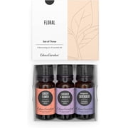 Edens Garden Floral Essential Oils 3 Set   100% Pure Therapeutic Grade Aromatherapy Blends Ginger Flower, Lavender & Magnolia   No Fragrance Oil, Undiluted For Diffuser & Home Aroma, 10 ml/ 3 Pack
