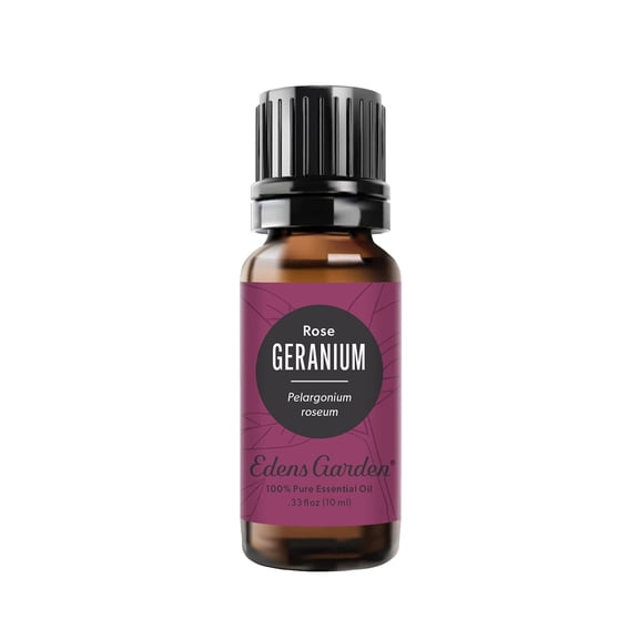 Edens Garden Geranium- Rose Essential Oil- 100% Pure Premium Grade, Undiluted, Natural, Therapeutic, Aromatherapy, The Best for Diffuser, Face, Candle, Hair 10 ml (.33 fl oz)