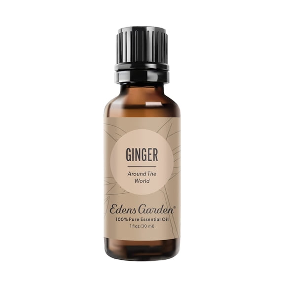 Edens Garden Ginger Around The World Essential Oil- 100% Pure Premium Grade, Undiluted, Natural, Therapeutic, Aromatherapy, The Best for Diffuser, Skin, Candle, Laundry 30 ml (1 fl oz)