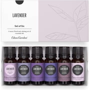 Edens Garden Lavender Essential Oils 6 Set   100% Pure Therapeutic Grade Aromatherapy For Stress Relief, Calming & Home Diffusers   Natural, Vegan & Fragrance Oil-Free Floral Scents, 10 ml/ 6 Pack