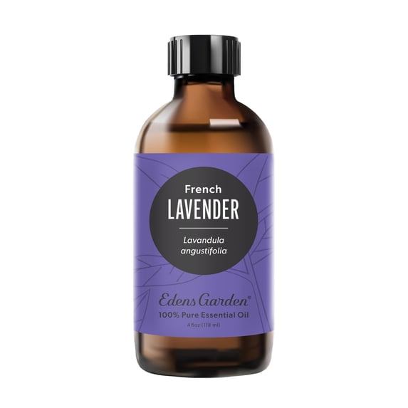 Edens Garden Lavender-French Essential Oil- 100% Pure Premium Grade, Undiluted, Natural, Therapeutic, Aromatherapy, The Best for Diffuser, Face, Laundry, Kid Safe 118 ml (4 fl oz)