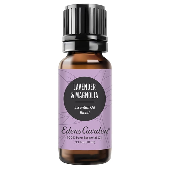 Edens Garden Lavender Magnolia Essential Oil Blend- 100% Pure Premium Grade, Undiluted, Natural, Therapeutic, Aromatherapy, The Best for Diffusing, Skin, Candle, Laundry 10 ml (.33 fl oz)