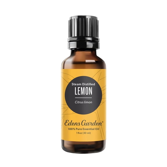 Edens Garden Lemon- Steam Distilled Essential Oil- 100% Pure Premium Grade, Undiluted, Natural, Therapeutic, Aromatherapy, The Best for Diffuser, Skin, Candle, Kid Safe 30 ml (1 fl oz)