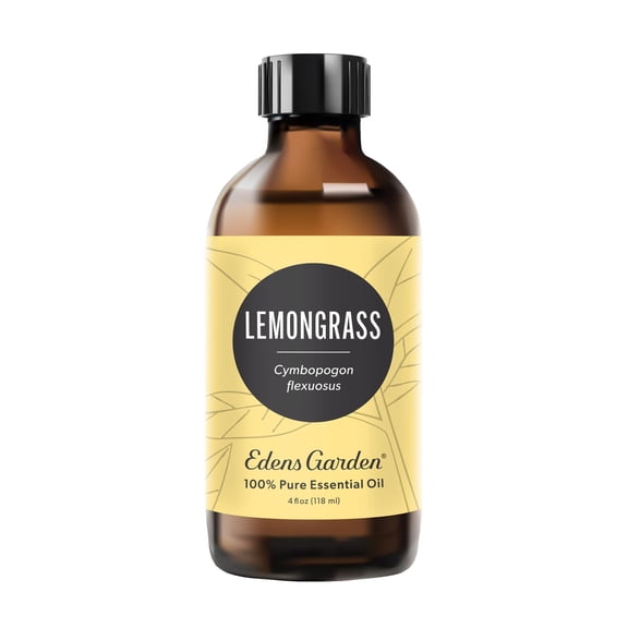 Edens Garden Lemongrass Essential Oil- 100% Pure Premium Grade, Undiluted, Natural, Therapeutic, Aromatherapy, The Best for Diffuser, Candle, Laundry, Humidifiers 118 ml (4 fl oz)