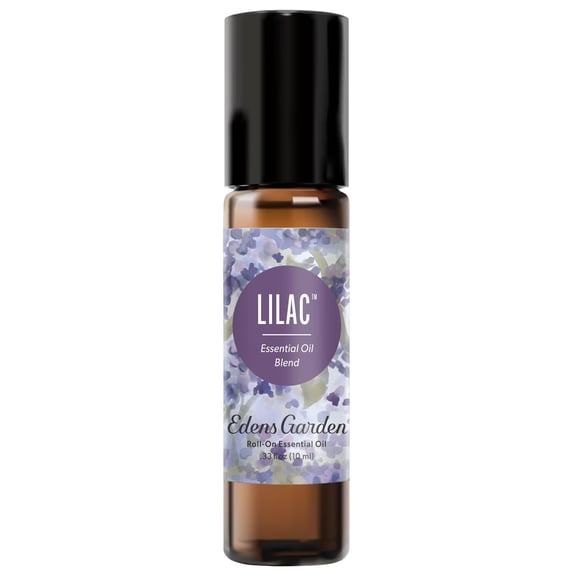 Edens Garden Lilac Essential Oil Roll-On – Pre-Diluted Floral Blend, 100% Pure Aromatherapy & Natural Perfume, Calming Skin Safe Travel Roll-On, 10 ml (.33 fl oz)