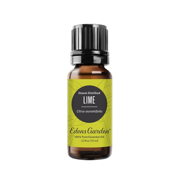 Edens Garden Lime- Steam Distilled Essential Oil- 100% Pure Premium Grade, Undiluted, Natural, Therapeutic, Aromatherapy, The Best for Diffuser, Skin, Candle, Kid Safe 10 ml (.33 fl oz)