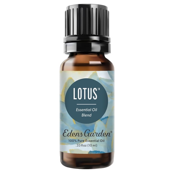 Edens Garden Lotus Essential Oil Blend  100% Pure Premium Grade, No Artificial Fragrances, Undiluted & Natural, For Skin, Massage, Candle Making, Meditation & Diffuser, Floral Aroma 10ml(.33 fl oz)