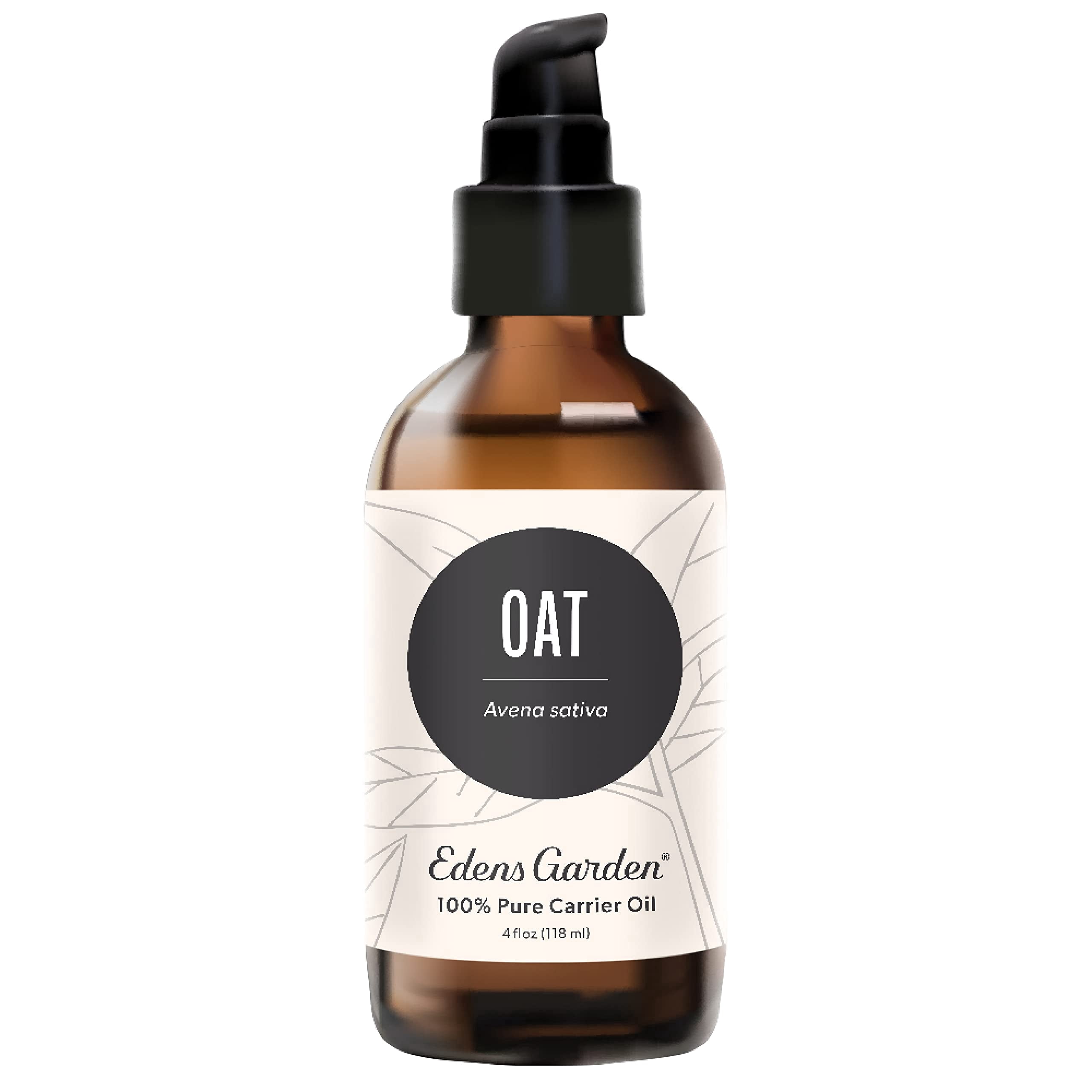 Edens Garden Oat Carrier Oil- 100% Pure Premium Hexane Free, Natural Anti-Aging Antioxidant Rich Moisturizer for Face, Skin, Hair & Nails- for Diluting Essential Oils & Aromatherapy 118 ml (4 fl oz)