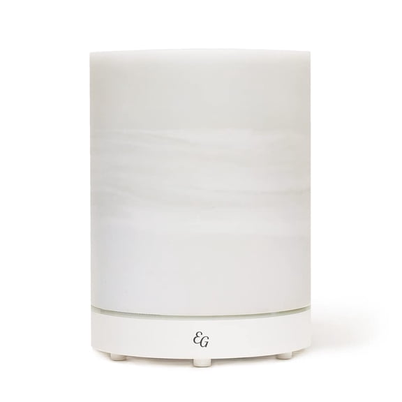 Edens Garden Pearl Essential Oil Diffuser Premium Ultrasonic Aromatherapy Humidifier with Timer & Auto-Off Safety Switch, LED Night Light Ideal for Home, Bedroom, Office & Spa White, 130 ml