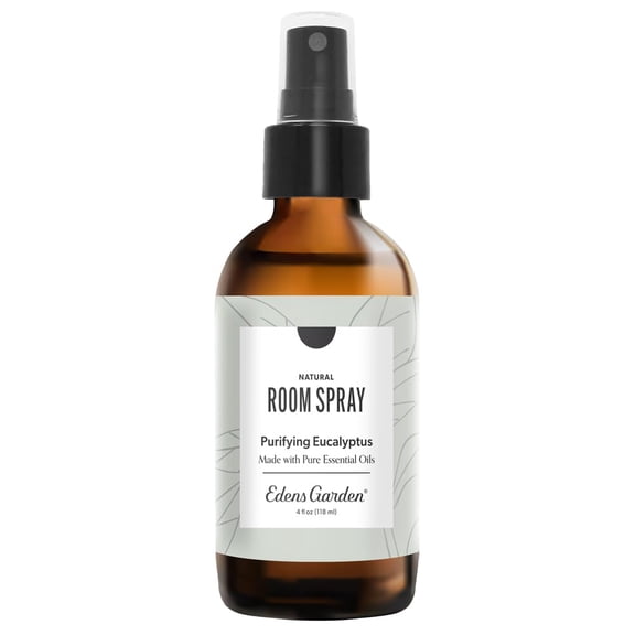 Edens Garden Purifying Eucalyptus Aromatherapy Room Spray – Natural Essential Oil Air Freshener for Home, Spa, Shower & Linens, Refreshing & Clearing, 4 fl oz (118 ml)