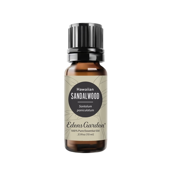 Edens Garden Sandalwood- Hawaiian Essential Oil- 100% Pure Premium Grade, Undiluted, Natural, Therapeutic, Aromatherapy, The Best for Diffuser, Skin, Face, Kid Safe 10 ml (.33 fl oz)
