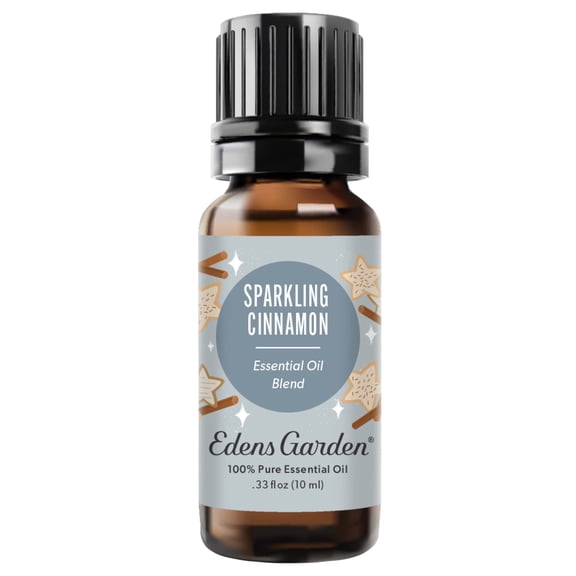Edens Garden Sparkling Cinnamon Essential Oil Blend- 100% Pure Premium Grade, Undiluted, Natural, Therapeutic, Aromatherapy, The Best for Diffusing, Candle, Laundry, Humidifiers 10 ml (.33 fl oz)