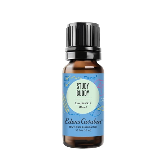 Edens Garden Study Buddy Essential Oil Blend- 100% Pure Premium Grade, Undiluted, Natural, Therapeutic, Aromatherapy, The Best for Diffusing, Kid Safe, Humidifiers, Skin 10 ml (.33 fl oz)