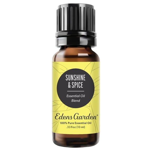 Edens Garden Sunshine Spice Essential Oil Blend- 100% Pure Premium Grade, Undiluted, Natural, Therapeutic, Aromatherapy, The Best for Diffusing, Candle, Laundry, Humidifiers 10 ml (.33 fl oz)