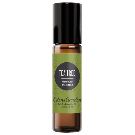 Edens Garden Tea Tree Essential Oil Roll-On- 100% Pure Premium Grade, Natural, Therapeutic, Aromatherapy, Kid & Skin Safe, The Best for Body, Health, Face Pre-Diluted 10 ml (.33 fl oz)