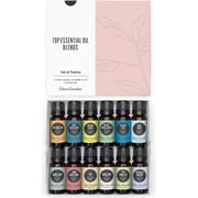 Edens Garden Top Essential Oil Blends 12 Set   100% Pure Therapeutic Grade, Undiluted Natural Aromatherapy Oils for Skin, Relaxation, Massage Therapy, Diffusers, Humidifiers & Home, 10 ml/ 12 Pack
